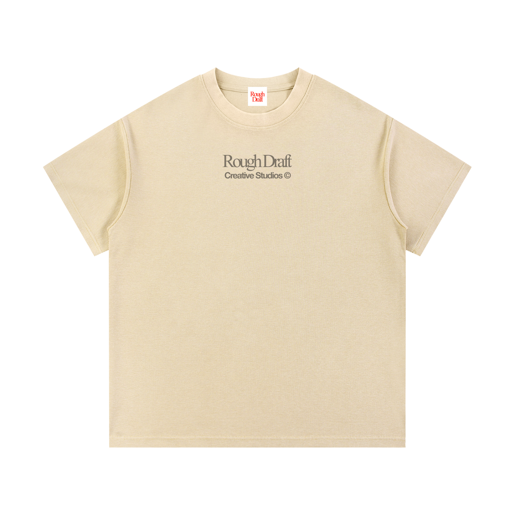 Copyright Waffle Knit Shirt - Sand