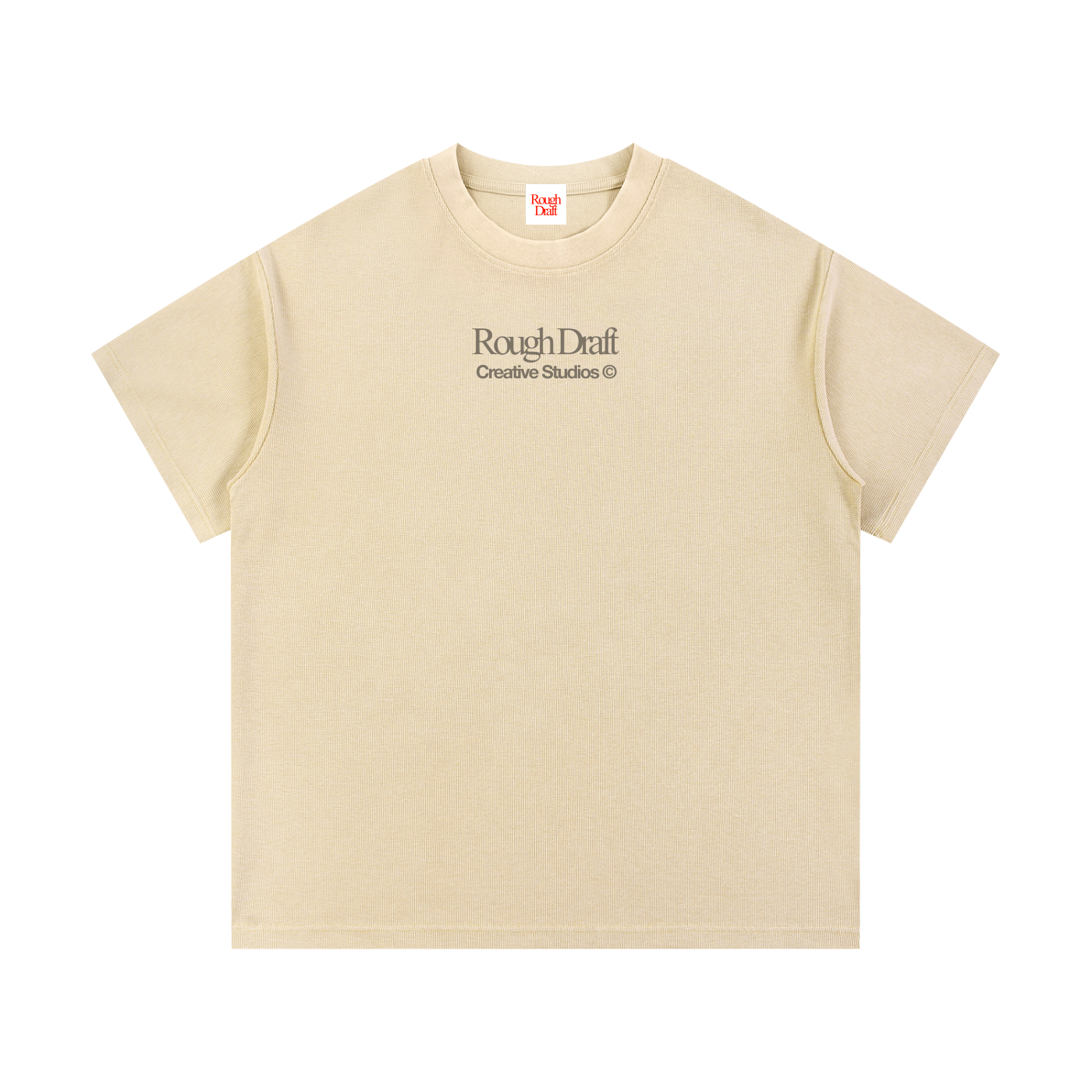 Copyright Waffle Knit Shirt - Sand
