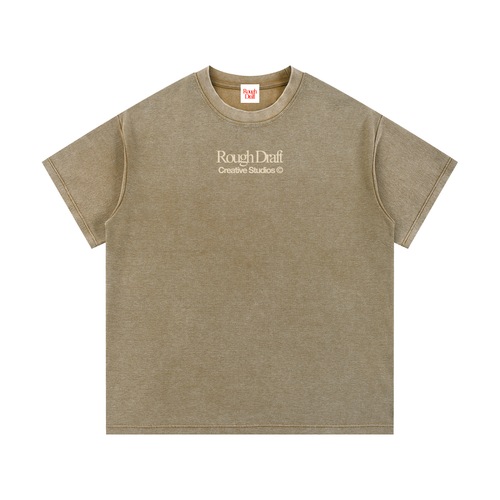 Copyright Waffle Knit Shirt - Khaki