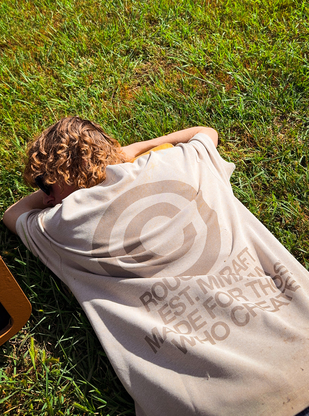 Copyright Waffle Knit Shirt - Sand
