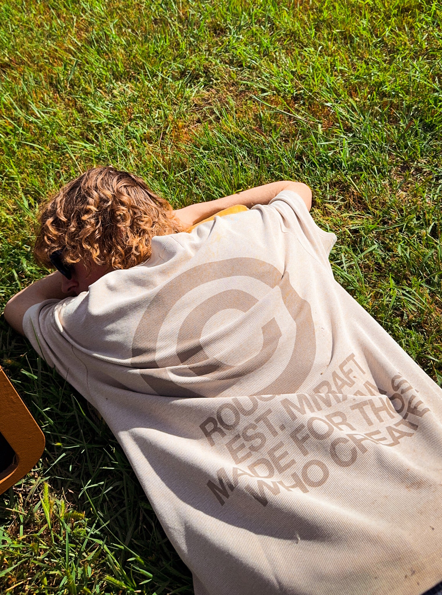 Copyright Waffle Knit Shirt - Sand